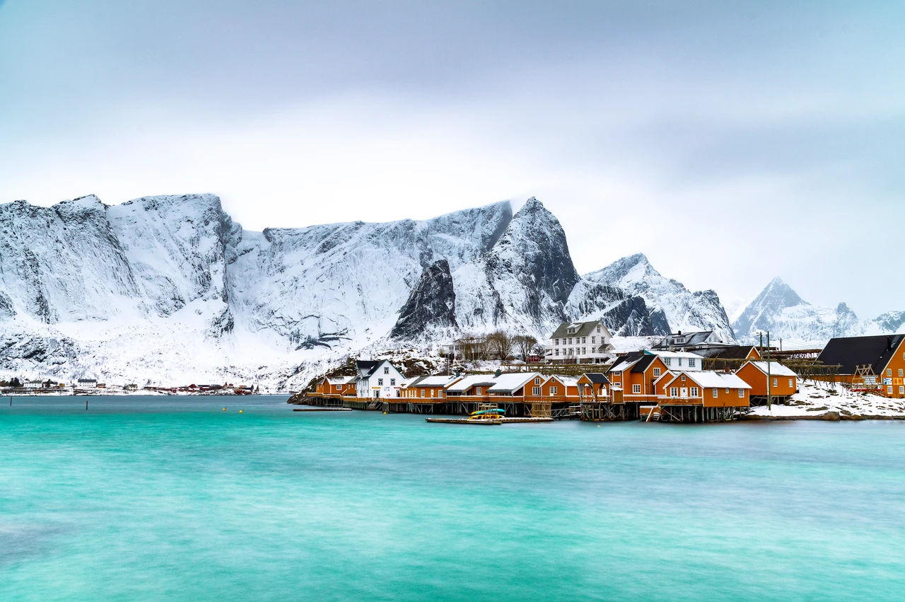 Cloudy Sakrisøy, Norway