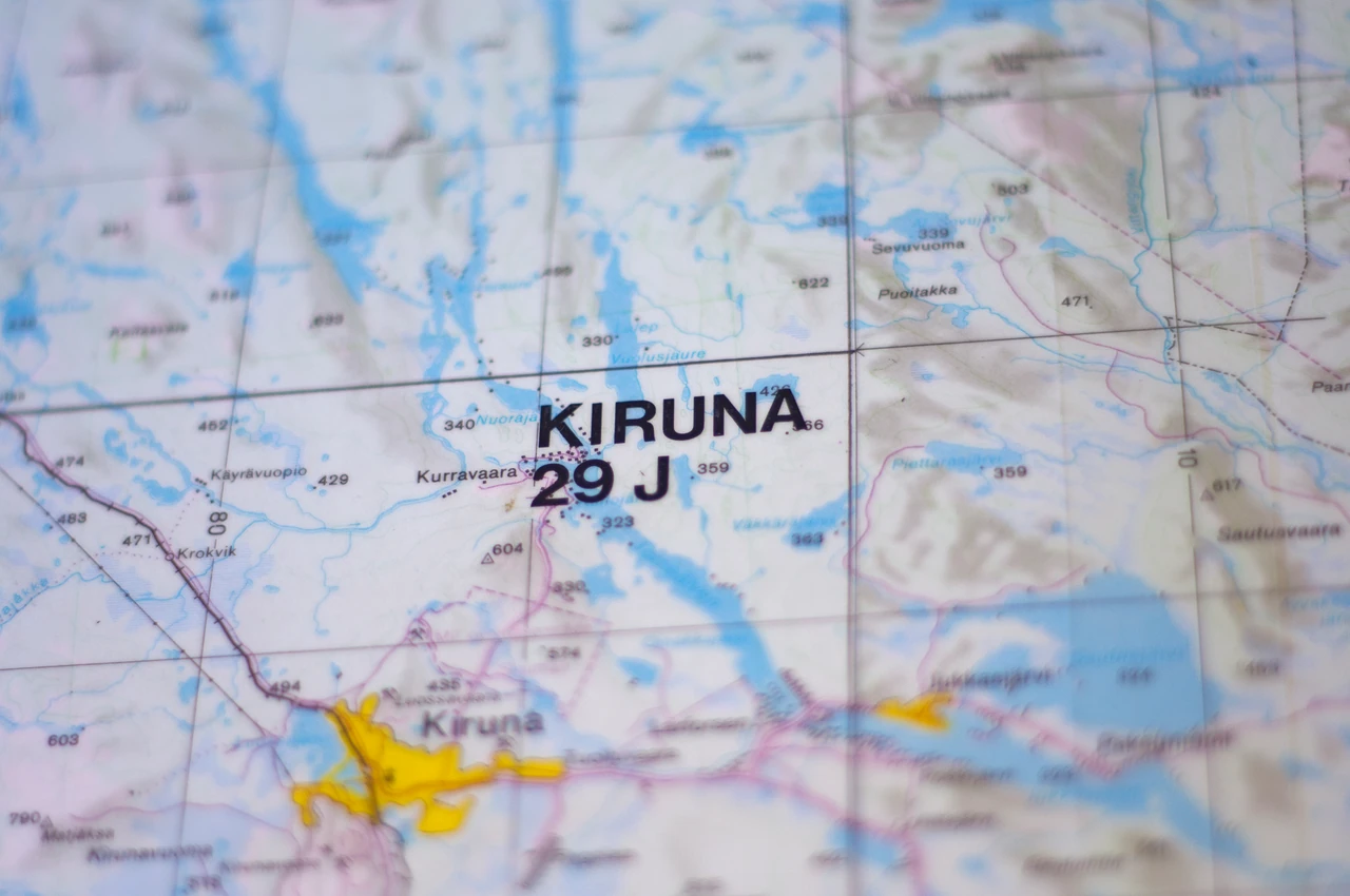 Topografik harita — Kiruna